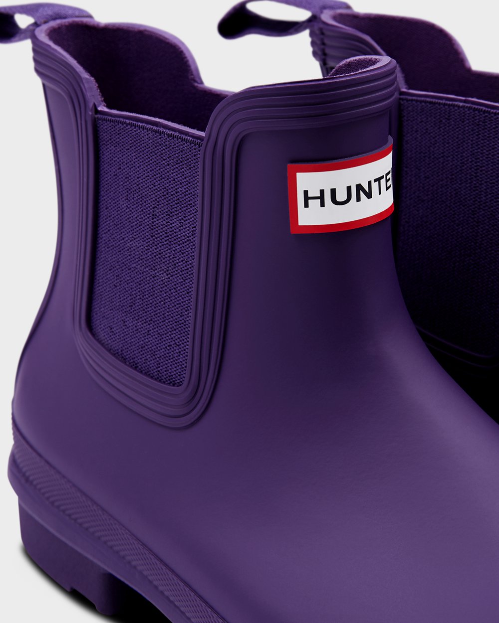 Bottes Chelsea Hunter Original Femme Bleu Violette XHLNVYA-75